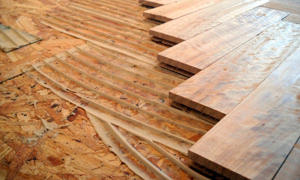 instalación de pisos de madera